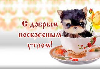 С добрым воскресным утром