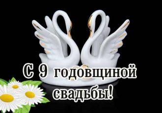 Поздравления с годовщиной свадьбы 9 лет